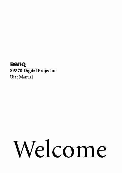 BenQ Thermometer sp870-page_pdf